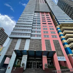 Pearl Of The Orient Tower, In Front Of Us Embassy Manila